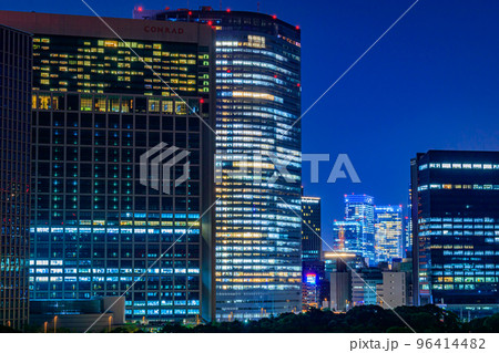 【東京の都市風景】東京都心の都市夜景 【東京の都市風景】東京都心の都市夜景 96414482