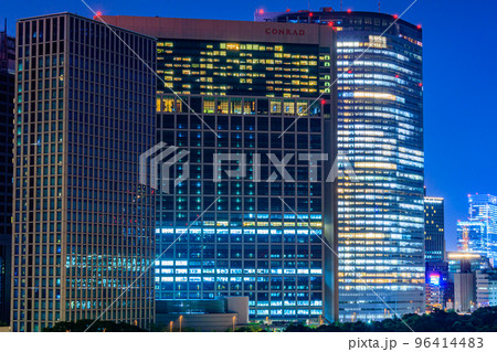 【東京の都市風景】東京都心の都市夜景 【東京の都市風景】東京都心の都市夜景 96414483