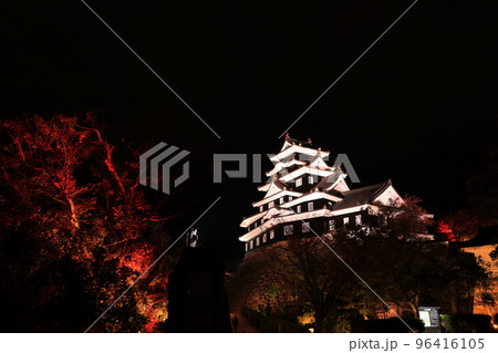 岡山城ライトアップ6092 96416105