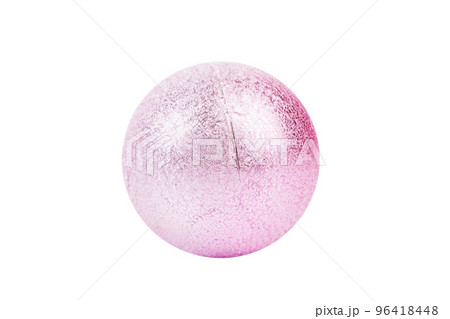 Pink sparkling ball with highlights. 96418448