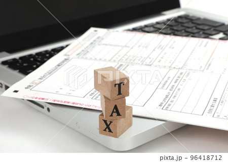 TAX 確定申告 税金 TAX 確定申告 税金 96418712