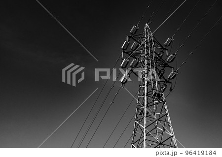 高圧送電線鉄塔 高圧送電線鉄塔 96419184