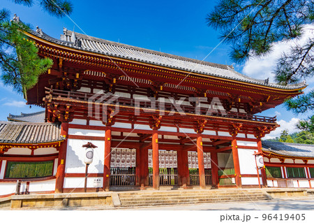 奈良　東大寺　中門 96419405