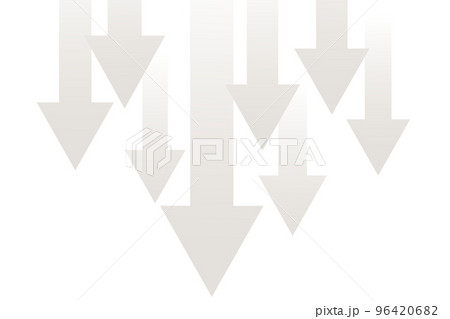 下向きの矢印の背景素材 下向きの矢印の背景素材 96420682