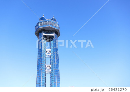 「千葉県」青空と銚子ポートタワー 96421270