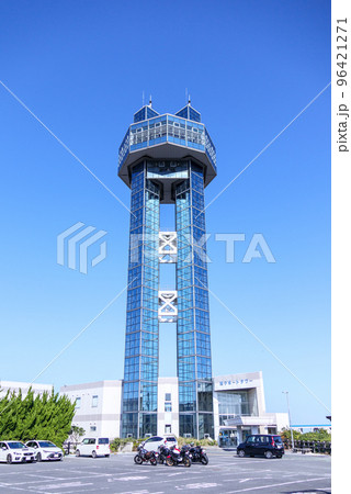 「千葉県」青空と銚子ポートタワー 96421271