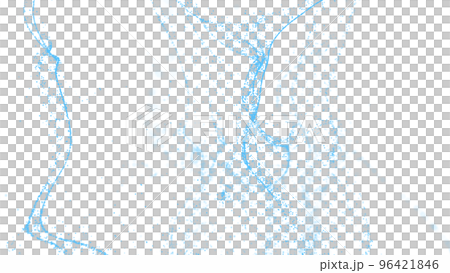 CG particles Light blue particles with the image of water 96421846