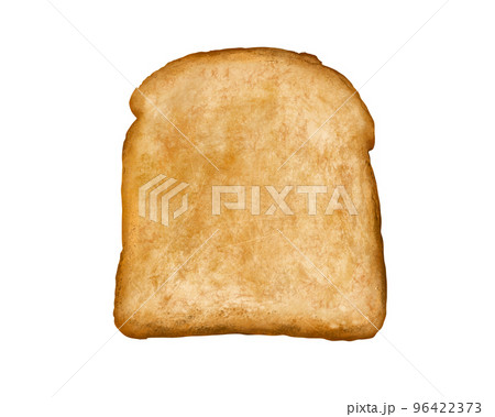食パンの真正面からのイラスト素材 96422373