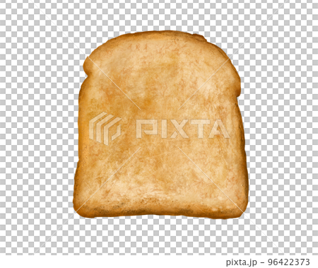 食パンの真正面からのイラスト素材 96422373
