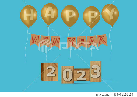 New Year concept 2023 New Year concept 2023 96422624