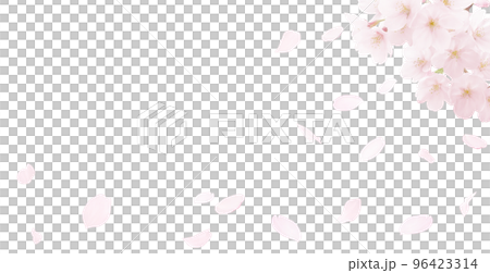 桜 イラスト リアル 背景 96423314
