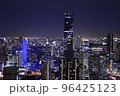 アジアの高層ビルから眺める綺麗な夜景 96425123