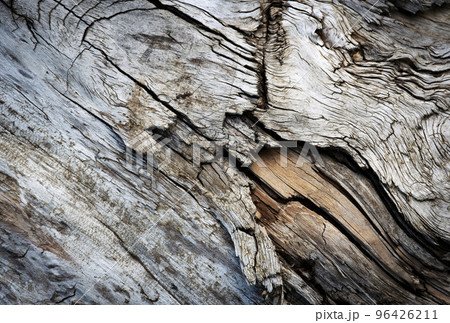 detail of old dry splintered wood 96426211
