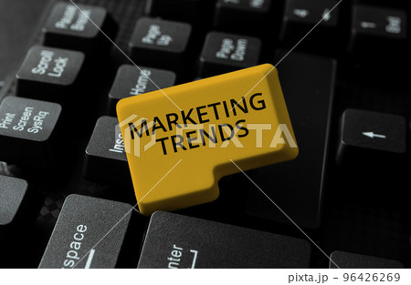 Inspiration showing sign Marketing Trends. Business concept changes and developments in trading in the market Inspiration showing sign Marketing Trends. Business concept changes and developments in trading in the market 96426269