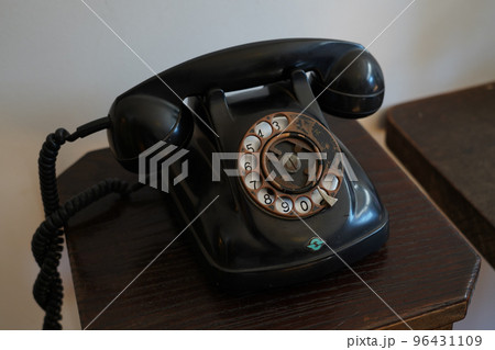 ダイアル式黒電話 96431109