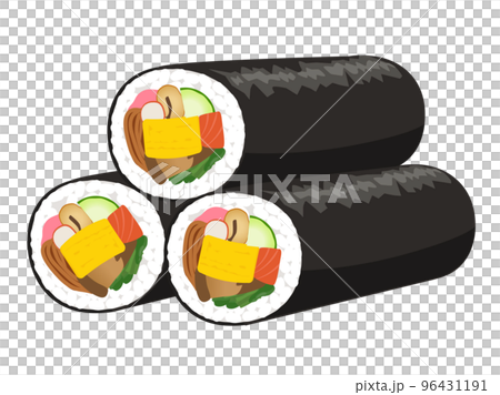 Ehomaki _ Setsubun - Stock Illustration [96431191] - PIXTA