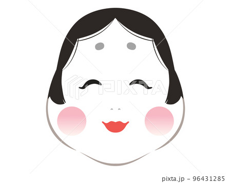おかめさん_おたふく_節分 おかめさん_おたふく_節分 96431285
