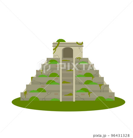 Mayan pyramid. Ancient American culture. Mayan pyramid. Ancient American culture. 96431328
