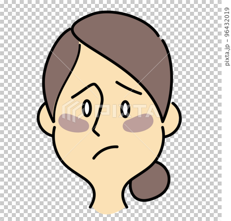 Bun hair women's skin trouble Bun hair women's skin trouble 96432019