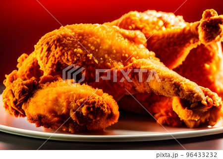 美味しそうなフライドチキン 96433232