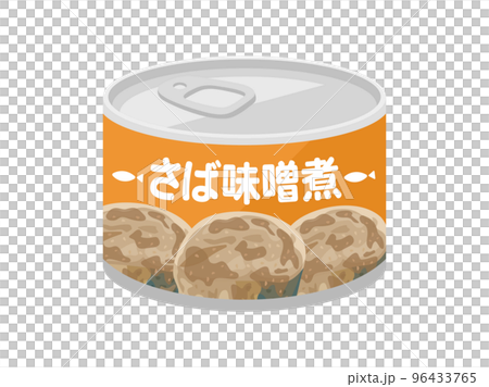 味噌燉青花魚罐頭的插圖 味噌燉青花魚罐頭的插圖 96433765