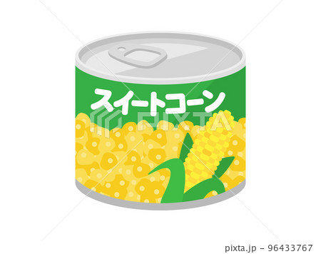 スイートコーンの缶詰のイラスト 96433767
