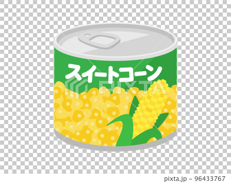 スイートコーンの缶詰のイラスト 96433767
