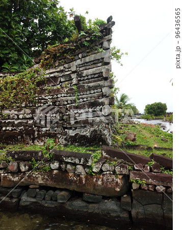 The world heritage site. Nan Madol in Pohnpei, Micronesia. The world heritage site. Nan Madol in Pohnpei, Micronesia. 96436565
