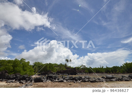 The world heritage site. Nan Madol in Pohnpei, Micronesia. The world heritage site. Nan Madol in Pohnpei, Micronesia. 96436627
