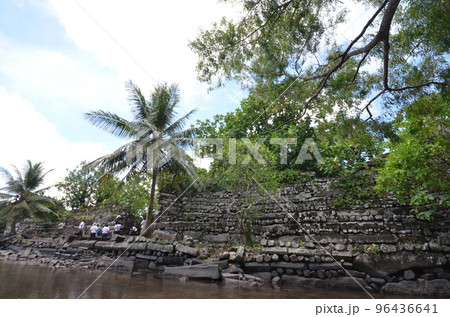 The world heritage site. Nan Madol in Pohnpei, Micronesia. 96436641