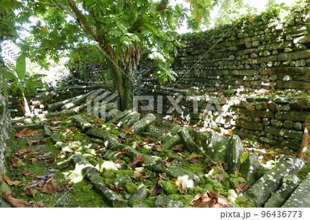 The world heritage site. Nan Madol in Pohnpei, Micronesia. The world heritage site. Nan Madol in Pohnpei, Micronesia. 96436773