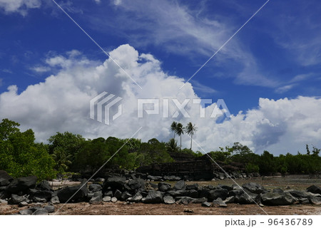 The world heritage site. Nan Madol in Pohnpei, Micronesia. 96436789