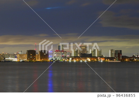 ポートアイランドの夜景　神戸市中央区ハーバーランドにて 96436855