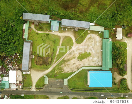 Kolonia town aerial view in Pohnpei, Federated States of Micronesia 96437638