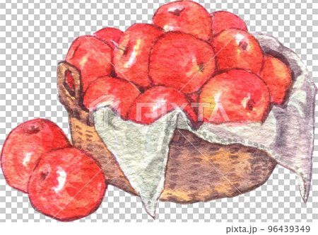 Apple harvest and character watercolor icon png 96439349