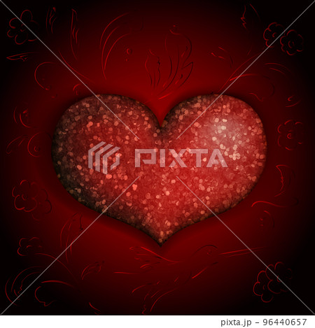 shiny heart shiny heart 96440657