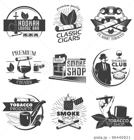 Smoking Tobacco Label Set 96440921