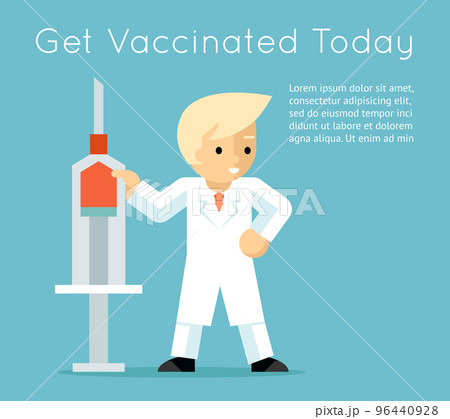 Doctor with vaccine 96440928