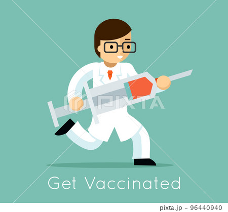 Doctor with syringe 96440940