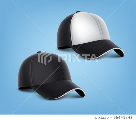 Vector black cap Vector black cap 96441243