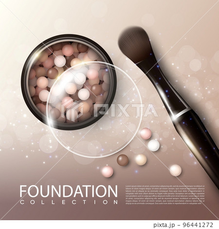 Realistic Makeup Products Ads Poster Realistic Makeup Products Ads Poster 96441272