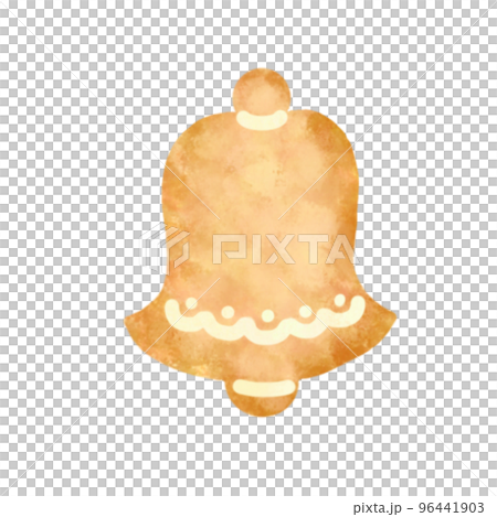 聖誕鈴鐺曲奇風格的手繪插畫 96441903