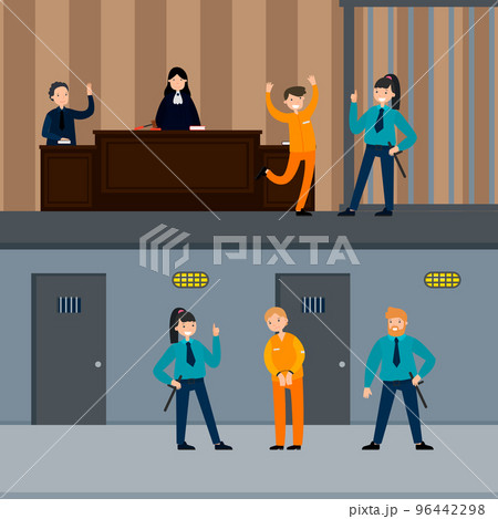 Judicial System Horizontal Banners 96442298