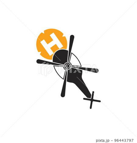 Helipad vector icon Helipad vector icon 96443797