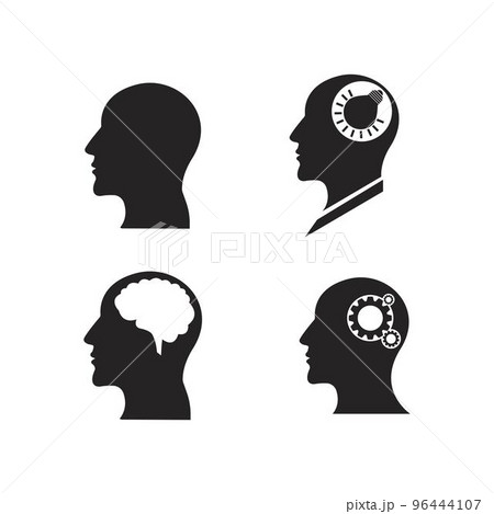 human head icon 96444107