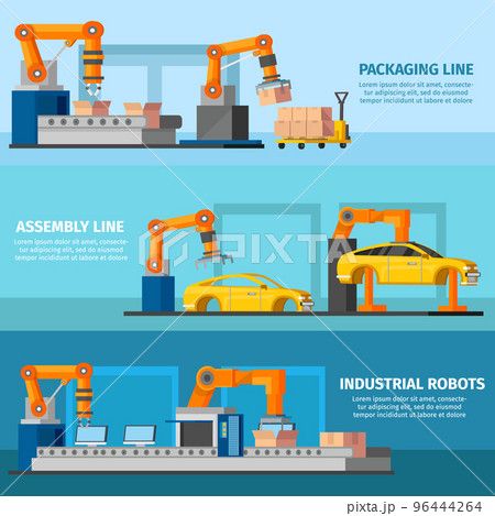 Industrial Automated Manufacturing Banners 96444264
