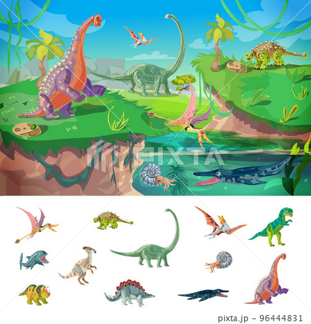 Animals Jurassic Concept Animals Jurassic Concept 96444831