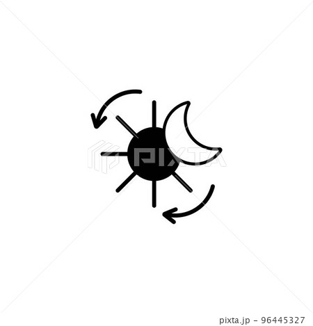 Solstice icon vector 96445327
