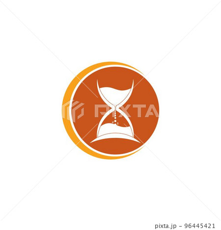 Hourglass logo vector Hourglass logo vector 96445421