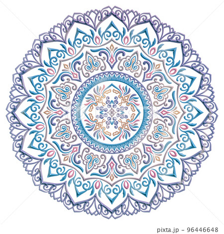 マンダラアート(ファンシー、レース風、立体的、幾何学模様) マンダラアート(ファンシー、レース風、立体的、幾何学模様) 96446648